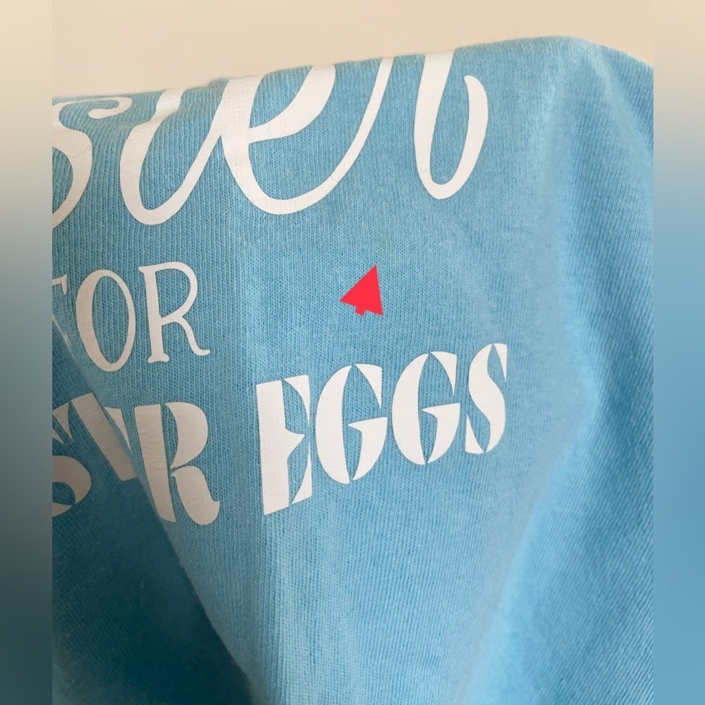 Gildan 100% Heavy Cotton Blue Easter Graphic T-Shirt Youth size XS - Picture 12 of 13